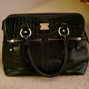 Black Croc MODALU London Tote ASO Pippa Middleton